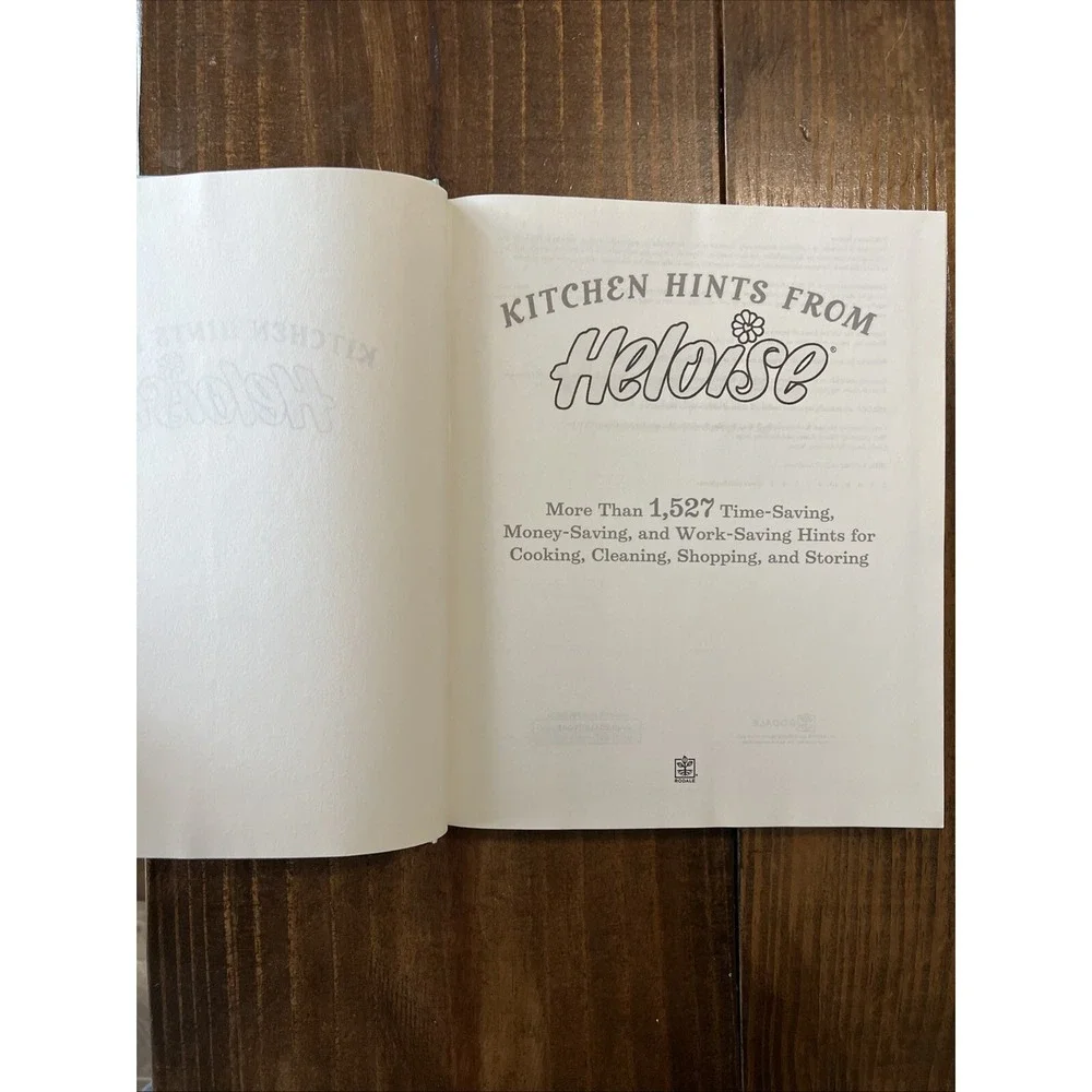 Kitchen Hints From Heloise & Heloise Around The House Books VERY GOOD